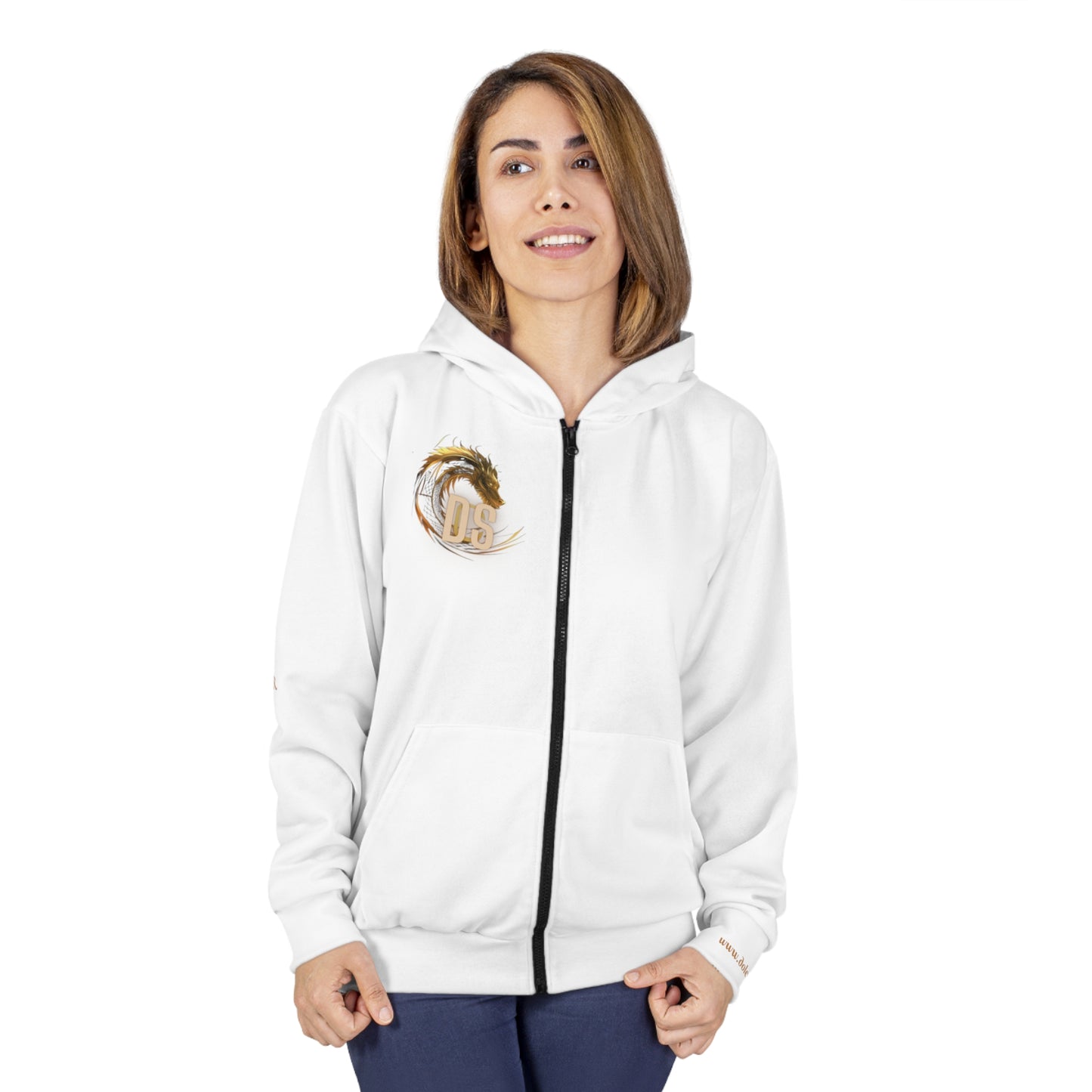 DCS Essentials - Unisex Zip Hoodie (White)