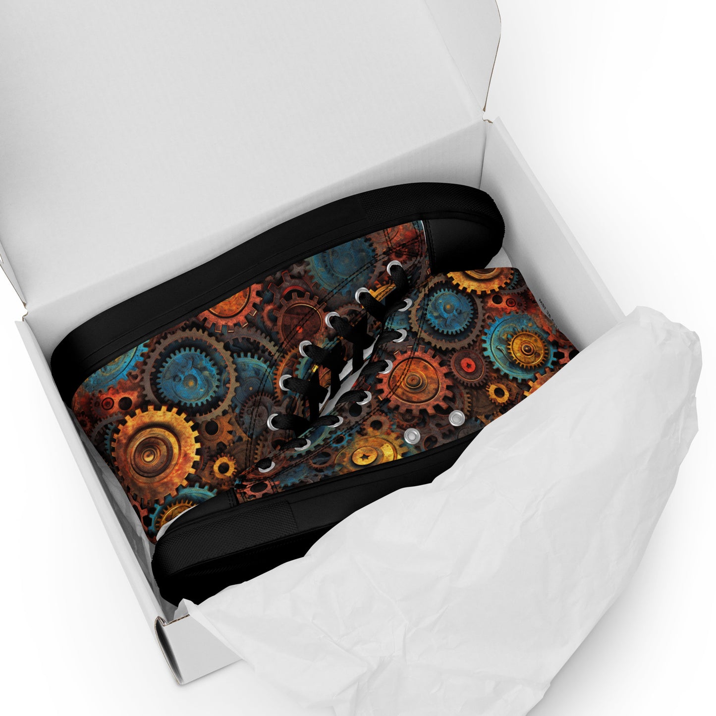 DCS Essentials Women’s Steampunk High Top Canvas Shoes