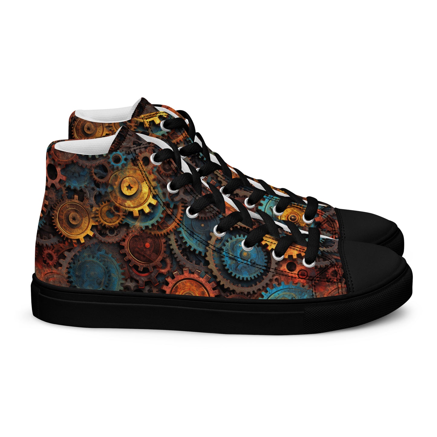 DCS Essentials Women’s Steampunk High Top Canvas Shoes