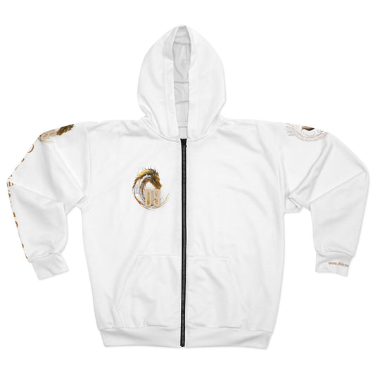 DCS Essentials - Unisex Zip Hoodie (White)