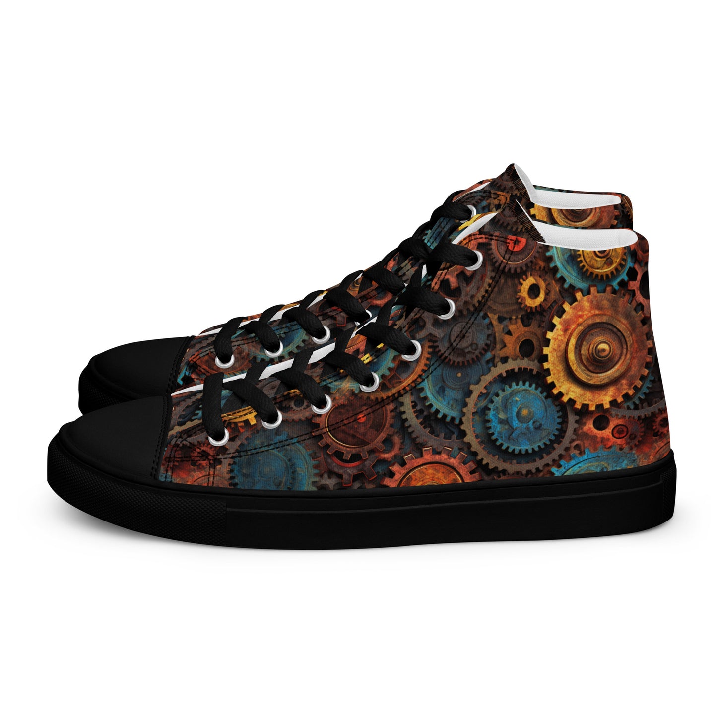 DCS Essentials Women’s Steampunk High Top Canvas Shoes